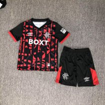 Rangers Third  Away Kids  1:1 Quality Soccer Jersey  26-27