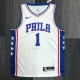 Philadelphia 76ers White #1 HARDEN 1:1 Quality NBA  Season Jerseys