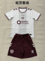 Heart of Midlothian  Away   1:1 Quality Soccer Jersey  26-27 (Kids and men 16-2XL  )