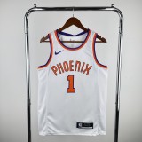 Phoenix Suns Retro White #1 BOOKER  1:1 Quality NBA Jerseys 2018