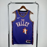 Phoenix Suns City Edition Purplr #1 BOOKER 1:1 Quality NBA Jerseys 2025