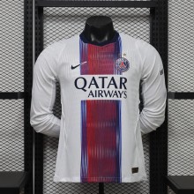 PSG Paris Away Long Sleeve Player 1:1 Quality Soccer Jersey  26-27