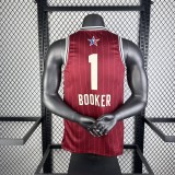 Phoenix Suns  Red #1 BOOKEN 1:1 Quality NBA  Season Jerseys  2024  ALL-STAR