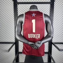 Phoenix Suns  Red #1 BOOKEN 1:1 Quality NBA  Season Jerseys  2024  ALL-STAR