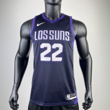 Phoenix Suns City Edition Purplr #22 AYTON 1:1 Quality NBA Jerseys 2018