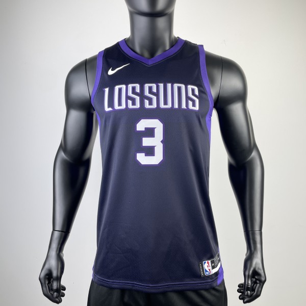 Phoenix Suns City Edition Purplr #3 PUAL 1:1 Quality NBA Jerseys 2018