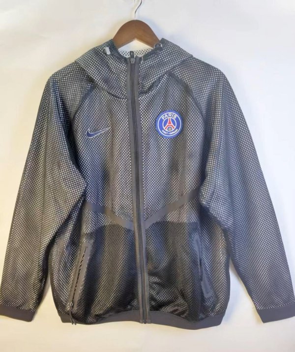 PSG Windbreaker Black 1:1 Quality Soccer Jersey  26-27 （2026）