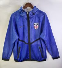 Usa Windbreaker Blue 1:1 Quality Soccer Jersey  26-27 （2026）
