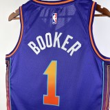 Phoenix Suns City Edition Purplr #1 BOOKER 1:1 Quality NBA Jerseys 2024