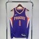 Phoenix Suns Purple #1 BOOKER :1 Quality NBA Jerseys 2023