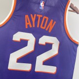 Phoenix Suns Purple #22 AYTON 1:1 Quality NBA Jerseys 2024
