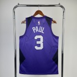 Phoenix Suns City Edition Purplr #3 PUAL 1:1 Quality NBA Jerseys 2018
