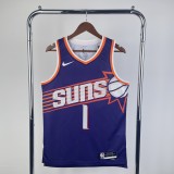 Phoenix Suns Purple #1 BOOKER 1:1 Quality NBA Jerseys 2024