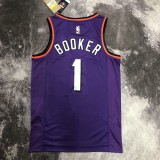 Phoenix Suns Retro purple #1 BOOKER 1:1 Quality NBA Jerseys 2023
