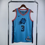 Phoenix Suns  City Edition  Blue #3 PAUL 1:1 Quality NBA Jerseys 2023