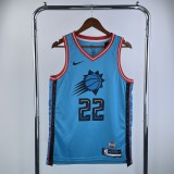 Phoenix Suns  City Edition  Blue #22 AYTON 1:1 Quality NBA Jerseys 2023