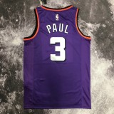 Phoenix Suns Retro purple #3 PUAL 1:1 Quality NBA Jerseys 2023