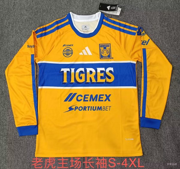 Tiger Home Long  Fans  1:1 Quality Soccer Jersey  26-27