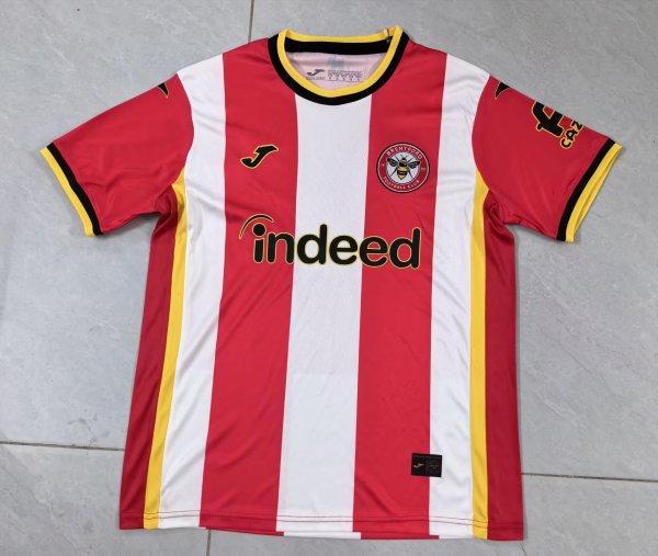Brentford Home fans  1:1 Quality Soccer Jersey 26-27