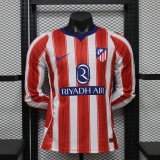Atletico Madrid  Home Long sleeve  Player  1:1 Quality Soccer Jersey   26-27