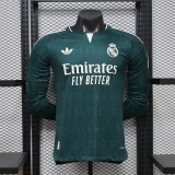 Real Madrid  Away  Long Sleeve Player 1:1 Quality Soccer Jersey  26-27