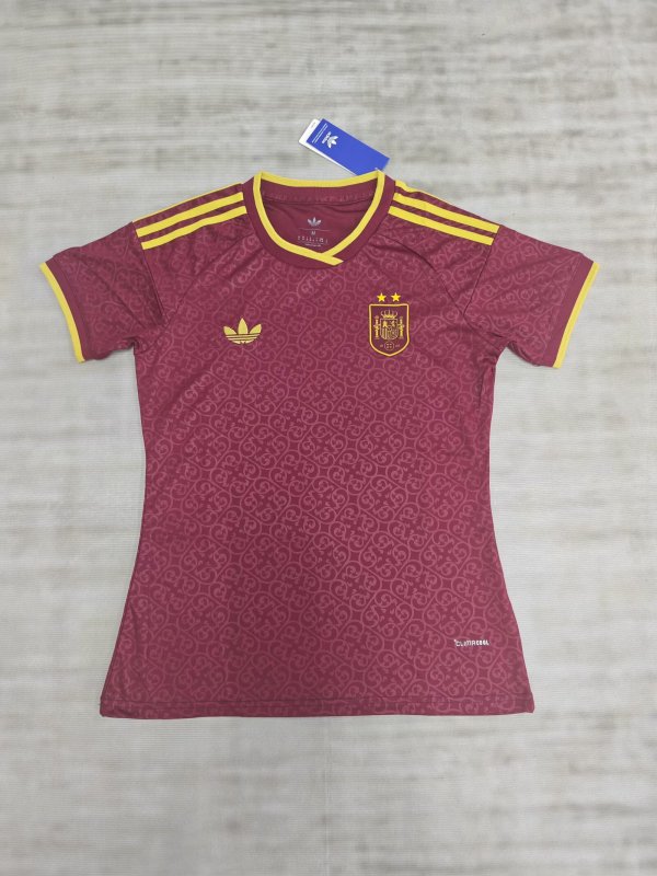 Spain Third Away Women  fans 1:1 Quality Soccer Jersey 26-27（2026） (2 stars)