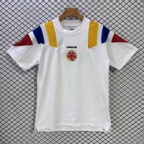 Colombia  T-shirt White 1:1 Quality Soccer Jersey  26-27