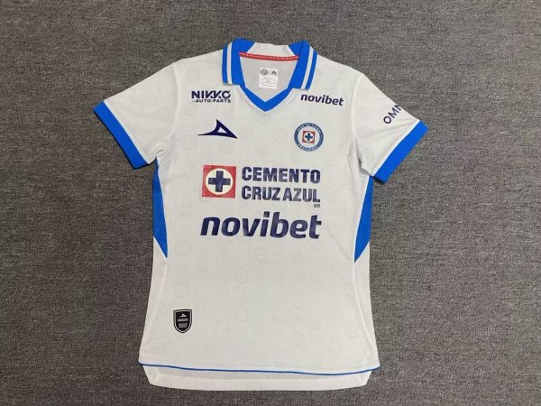 Cruz Azul  Away Women player 1:1 Quality Soccer Jersey 26-27