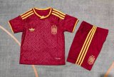 Spain Third Away  Kids fans 1:1 Quality Soccer Jersey 26-27（2026） (2 Stars)