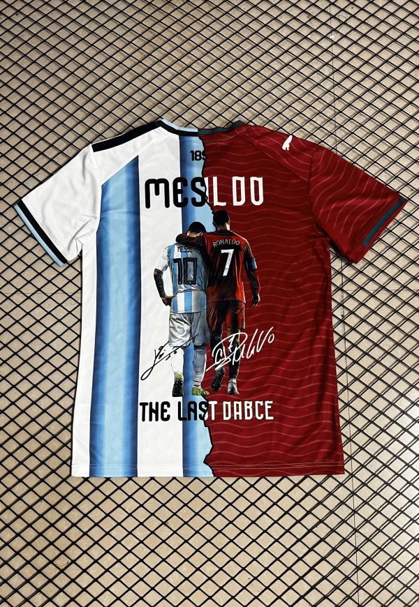 Argentina  Portugal  Special Edition #7 RONALDO #10 MESSI Fans 1:1 Quality Soccer Jersey 26-27