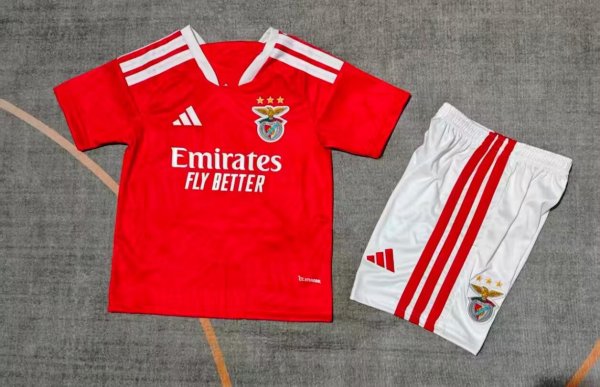 Benfica  Home Kids  Fans 1:1 Quality Soccer Jersey 26-27