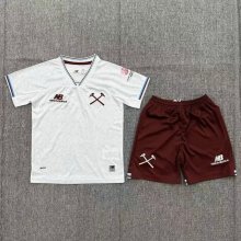 West Ham away kids  1:1 Quality Soccer Jersey 26-27