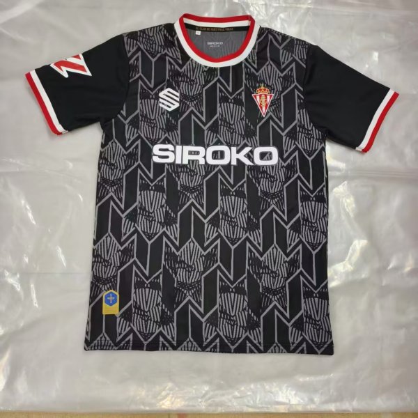 Sporting Gijon Goalkeeper   Fans 1:1 Quality Soccer Jersey  26-27