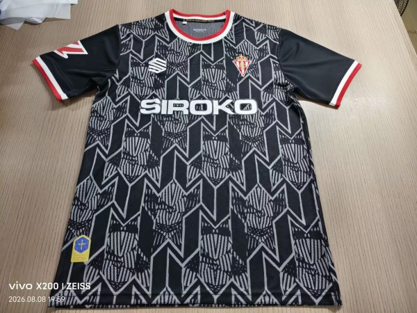 Sporting Gijon Away Fans 1:1 Quality Soccer Jersey  26-27