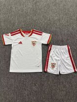 Sevilla Home Kids  Fans  1:1 Quality Soccer Jersey 26-27