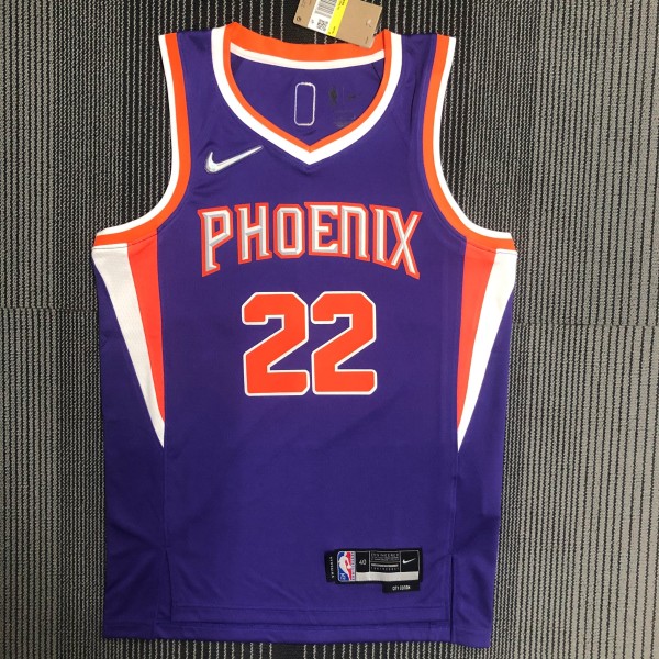 Phoenix Suns Purple #22 AYTON 1:1 Quality NBA Jerseys 75 year