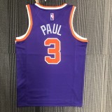 Phoenix Suns Purple  #3 PAUL 1:1 Quality NBA Jerseys 75 year