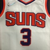 Phoenix Suns White #3 PAUL 1:1 Quality NBA Jerseys 75 year