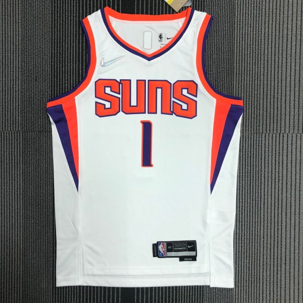 Phoenix Suns White #1 BOOKEN 1:1 Quality NBA Jerseys 75 year