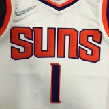 Phoenix Suns White #1 BOOKEN 1:1 Quality NBA Jerseys 75 year