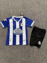 Deportivo La Coruna  Home Kids  Fans 1:1 Quality Soccer Jersey 26-27