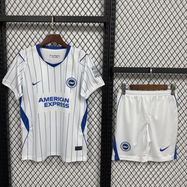 Brighton Away Kids 1:1 Quality Soccer Jersey 26-27