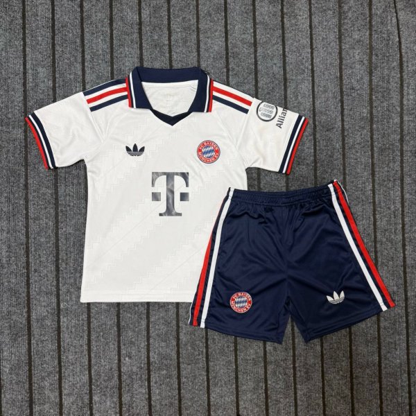Bayern Munich Away Kids Fans 1:1 Quality Soccer Jersey  26-27