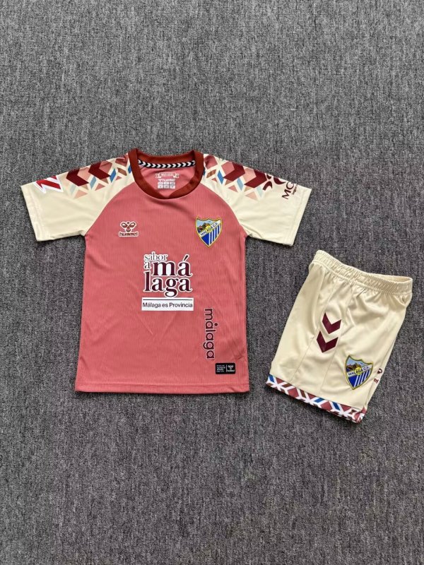 Malaga away kids  1:1 Quality Soccer Jersey  26-27