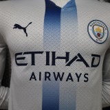 Manchester City Away Long sleeve Player 1:1 Quality Soccer Jersey 26-27
