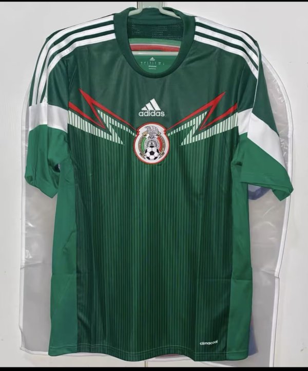 Retro Mexico Home Fan  1:1 Quality Soccer Jersey  2014