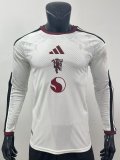 Manchester United Third  Away Long Sleeve Player 1:1 Quality Soccer Jersey 26-27