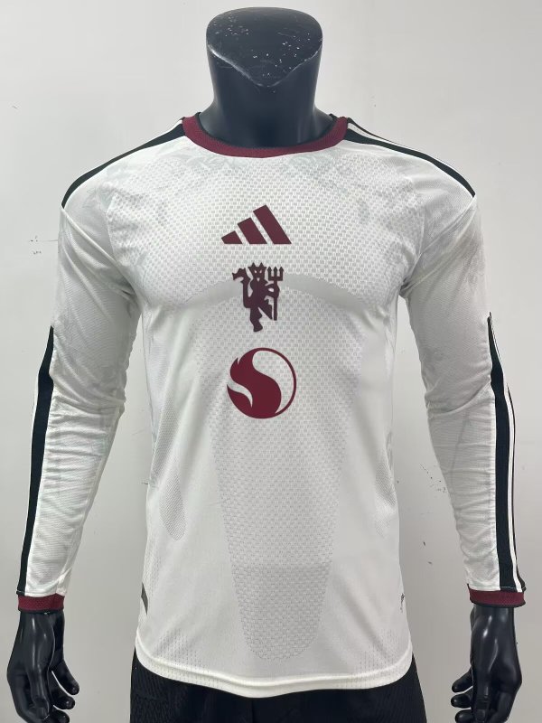 Manchester United Third  Away Long Sleeve Player 1:1 Quality Soccer Jersey 26-27