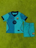 Barcelona Third  Away Kids Player  1:1 Quality Soccer Jersey  26-27