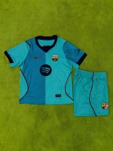Barcelona Third  Away Kids Player  1:1 Quality Soccer Jersey  26-27